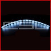Гибкие дневные ходовые огни (ДХО) Crystal LED strip DRL (Бегущий поворотник)